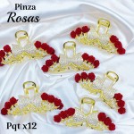pinza de dama tulipan cereza