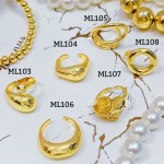 #L Anillos Tipo Chunky Oro Chino 9.50&