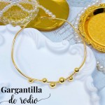 Gargantilla de rodio  &18