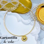 Gargantilla de rodio  &18