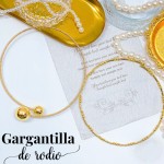Gargantilla de rodio  &18
