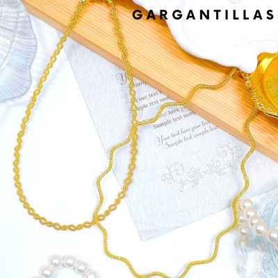 Gargantilla oro chino 18k 18.50&