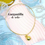 Gargantilla de rodio  &18