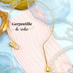 Gargantilla de rodio  &18