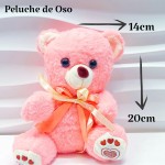 peluche osito con lazo