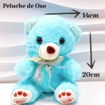 peluche osito con lazo