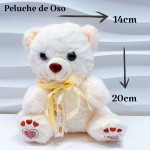 peluche osito con lazo
