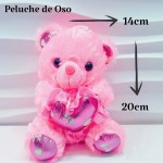 peluche osito con corazon