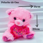 peluche osito con corazon