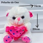 peluche osito con corazon