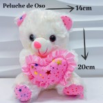 peluche osito con corazon