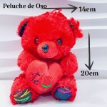 peluche osito con corazon