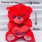 peluche osito con corazon