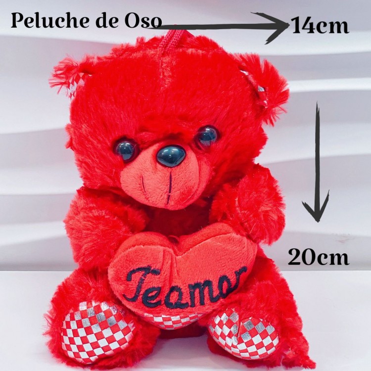 peluche osito con corazon