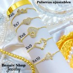 Pulsera ajustable oro chino (50 modelo) (9.50&)）