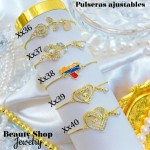 Pulsera ajustable oro chino (50 modelo) (9.50&)）
