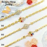 Esclava piedras para dama oro chino 10.50&