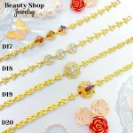 Esclava piedras para dama oro chino 10.50&