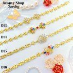 Esclava piedras para dama oro chino 10.50&