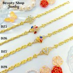Esclava piedras para dama oro chino 10.50&