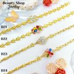 Esclava piedras para dama oro chino 10.50&