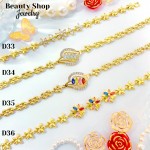 Esclava piedras para dama oro chino 10.50&