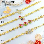 Esclava piedras para dama oro chino 10.50&