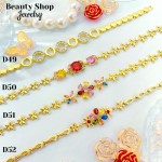 Esclava piedras para dama oro chino 10.50&