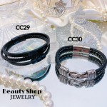 pulsera caballero cuero 20&