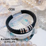 pulsera caballero cuero 20&