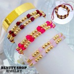 pulsera doble cuadro ajustable 13.50&