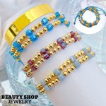 pulsera doble cuadro ajustable 13.50&