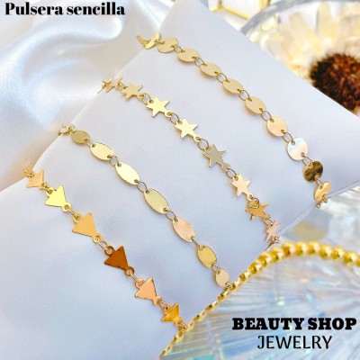 Pulsera figura oro chino (&4）