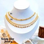 #b choker sencilla oro chino 13&