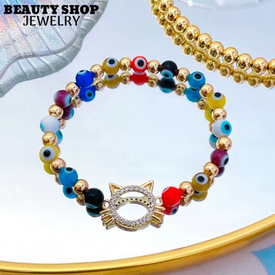 Pulsera ojo con tije lujo (&11）