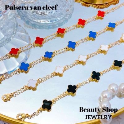 pulsera van cleff sencilla 12&
