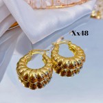 #xx zarcillo lujos tipo gold field 18k 15&