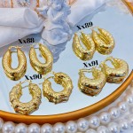 #xx zarcillo lujos tipo gold field 18k 15&