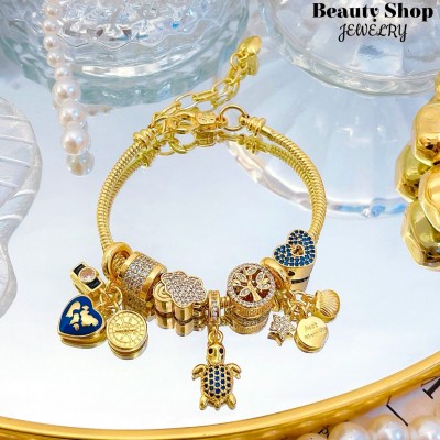 pulsera Pandora oro chino