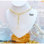 #N cadena eslabon con dije corazon (&16）