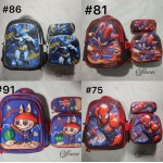 #1 bolso escolares tripack (niña y niño. ) clip foto entre ver mas modelos