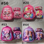 #1 bolso escolares tripack (niña y niño. ) clip foto entre ver mas modelos