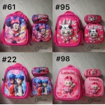 #1 bolso escolares tripack (niña y niño. ) clip foto entre ver mas modelos