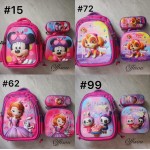 #1 bolso escolares tripack (niña y niño. ) clip foto entre ver mas modelos