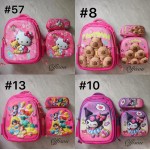 #1 bolso escolares tripack (niña y niño. ) clip foto entre ver mas modelos