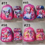 #1 bolso escolares tripack (niña y niño. ) clip foto entre ver mas modelos