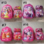 #1 bolso escolares tripack (niña y niño. ) clip foto entre ver mas modelos
