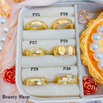 #p Anillos ajustable Baño oro 18 k  (&7)