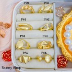 #p Anillos ajustable Baño oro 18 k  (&7)