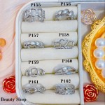 #p Anillos ajustable Baño oro 18 k  (&7)